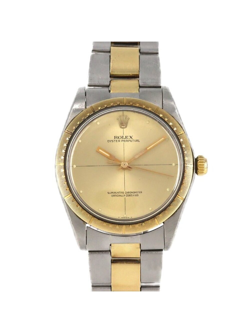 Rolex Oyster Perpetual Stainless Steel Yellow Gold Automatic